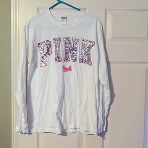 Rare Find!! PINK Victories Secret T-Shirt, Size Medium, Great  Condition